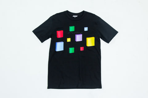 Embroidered Reality Block Tee - Ntuitive 